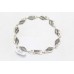Women's Bracelet 925 Sterling Silver Marcasite Stones P 648